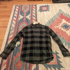 GAP men's organic cotton flannel shirt - SMALL